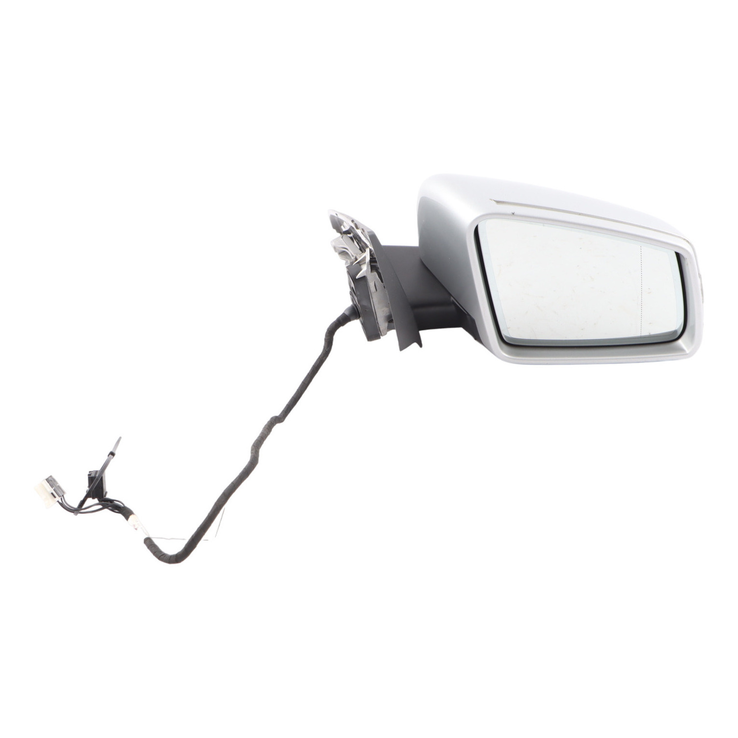 Mercedes W176 Wing Mirror Door Right O/S Outside Power Fold Polar Silver - 761