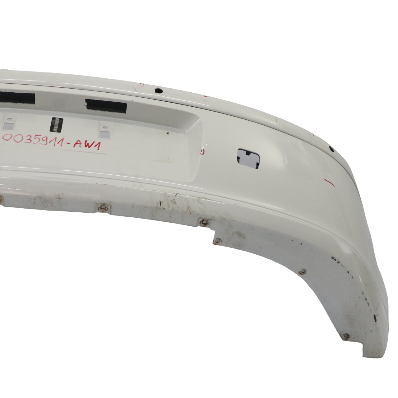 BMW E81 E87 LCI Rear Bumper Trim Panel Alpinweiss Alpine White - 300