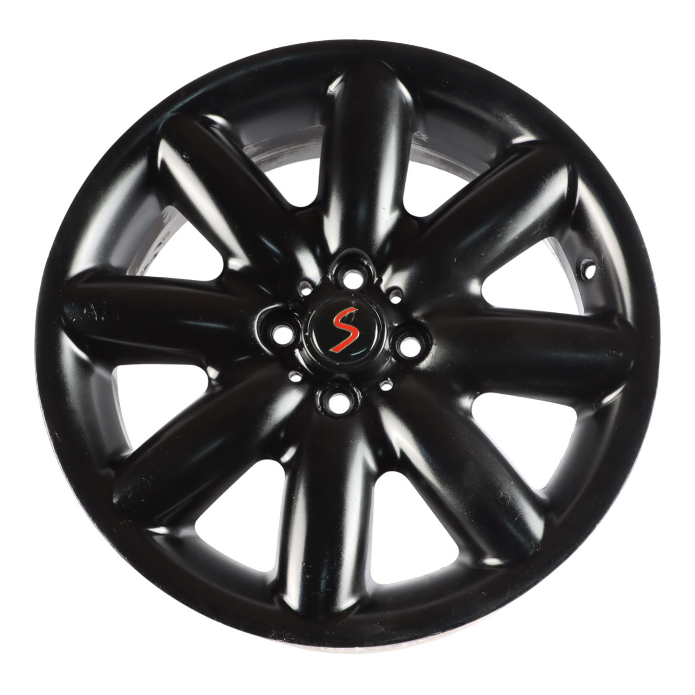 Mini Cooper One R50 R53 R55 R56 Black Wheel Alloy Rim 17" ET:48 7J S-Spoke 85