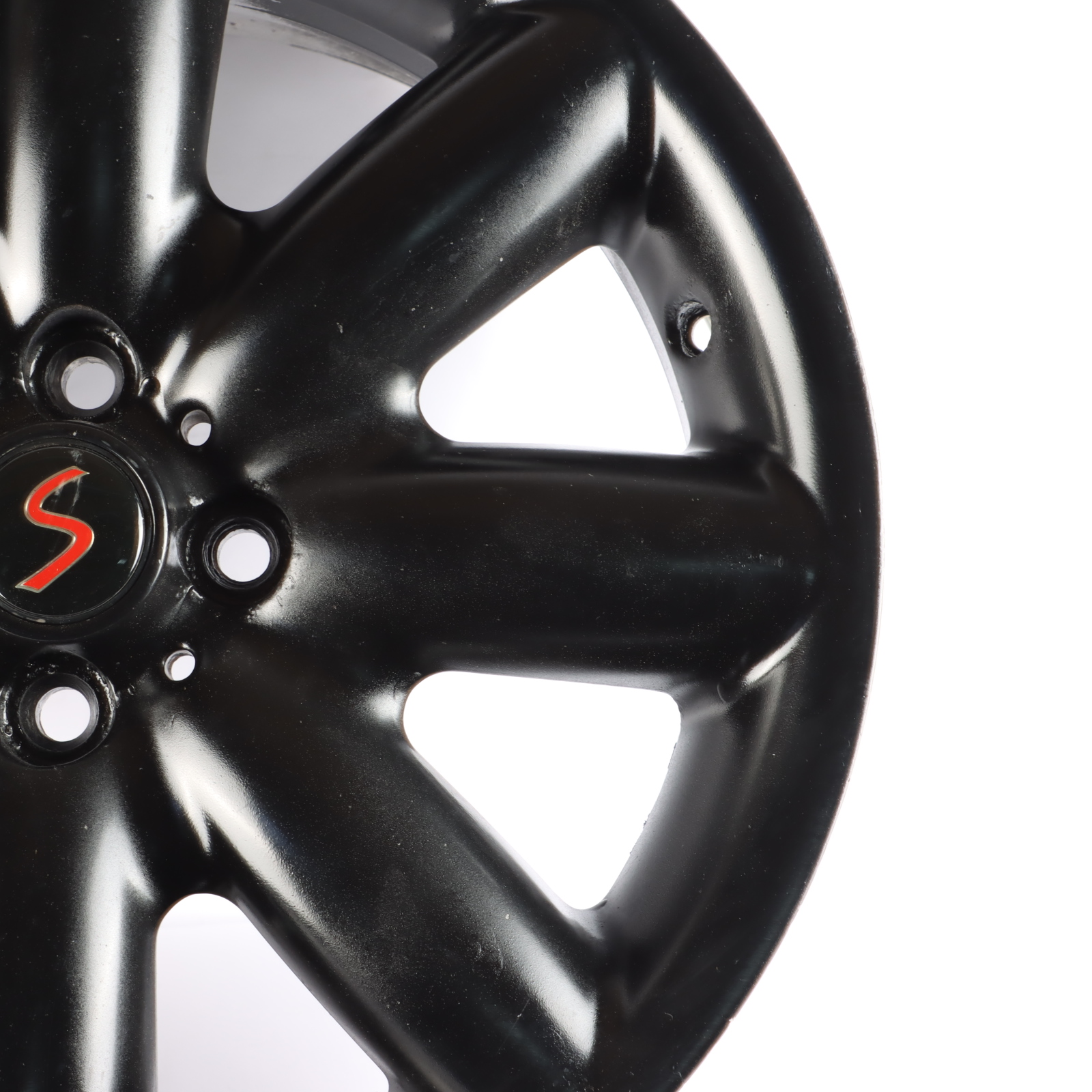 Mini Cooper One R50 R53 R55 R56 Black Wheel Alloy Rim 17" ET:48 7J S-Spoke 85