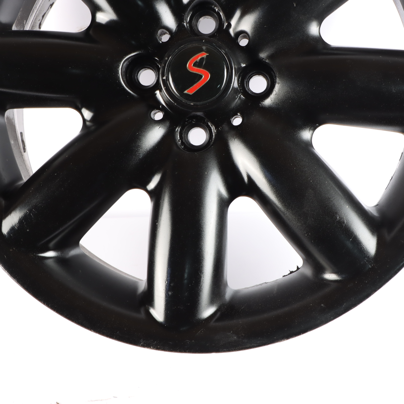 Mini Cooper One R50 R53 R55 R56 Black Wheel Alloy Rim 17" ET:48 7J S-Spoke 85