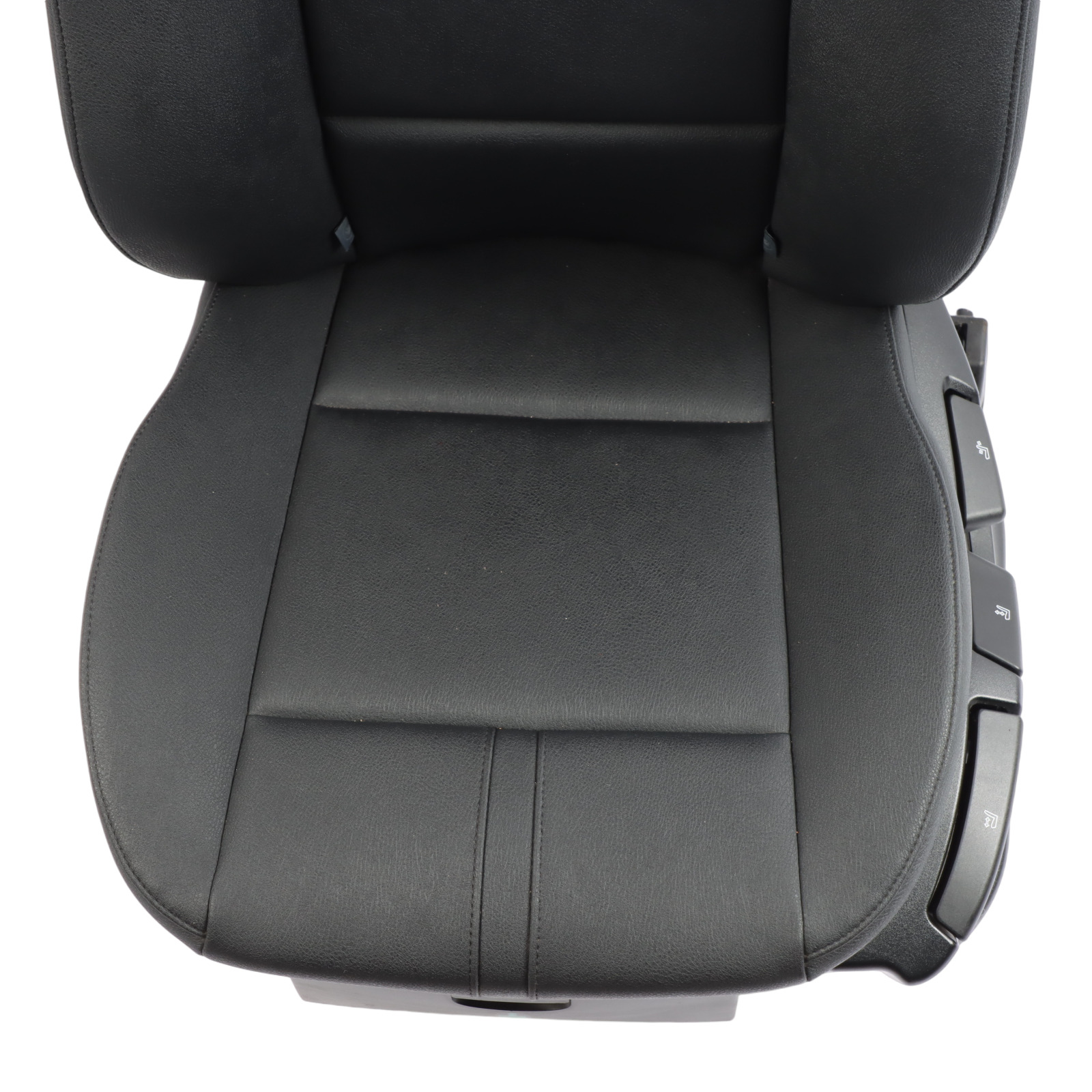 Front Seat BMW X3 E83 LCI Left N/S Sport Imitation Leather Sensatec Black Heated