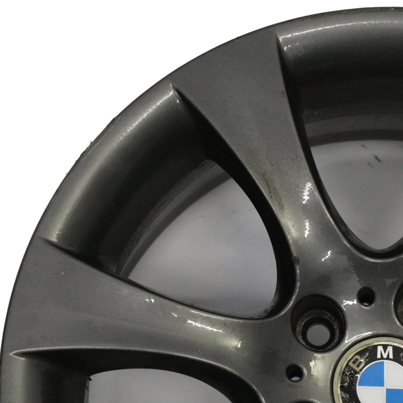 BMW E60 E61 Grey Alloy Wheel Rim 18" 8J ET:20 Star Spoke 124 6760617