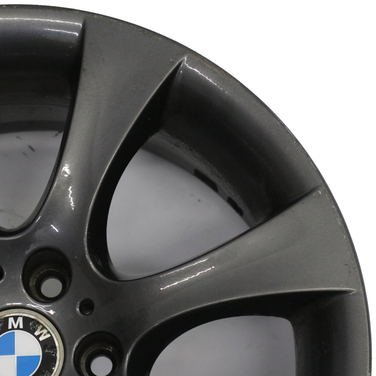 BMW E60 E61 Grey Alloy Wheel Rim 18" 8J ET:20 Star Spoke 124 6760617