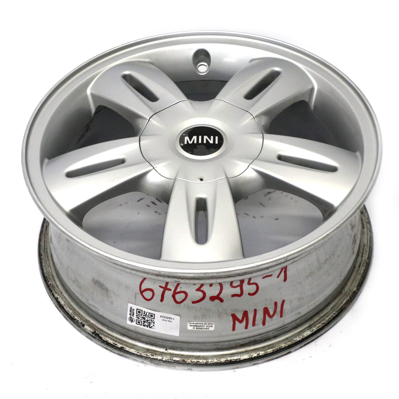 Mini Cooper One R50 Silver Wheel Alloy Rim 15" ET:45 5,5J 5 Star Rocket 93