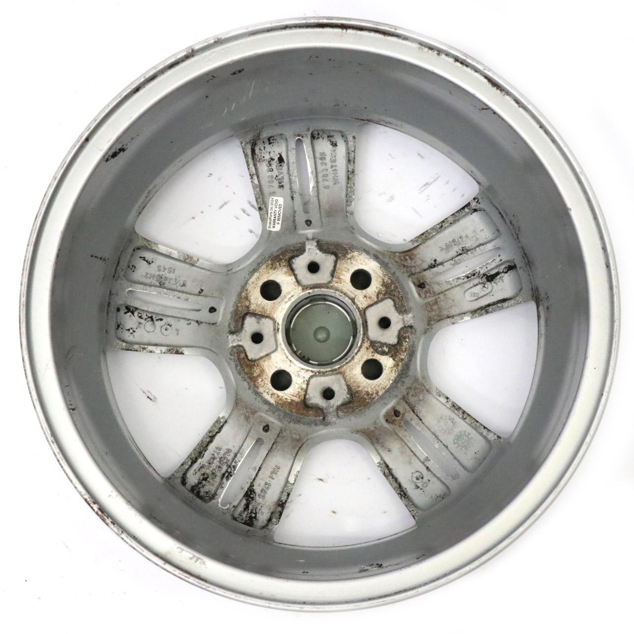 Mini Cooper One R50 Silver Wheel Alloy Rim 15" ET:45 5,5J 5 Star Rocket 93