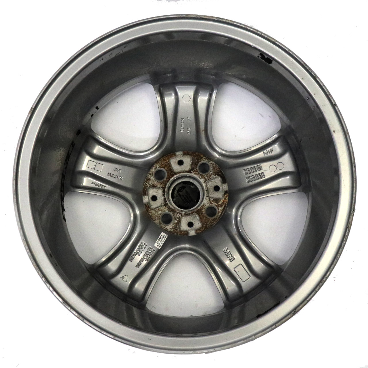 Mini Cooper One R50 R52 R53 Silver Wheel Alloy Rim 17" 7J ET:48 5-Star 91