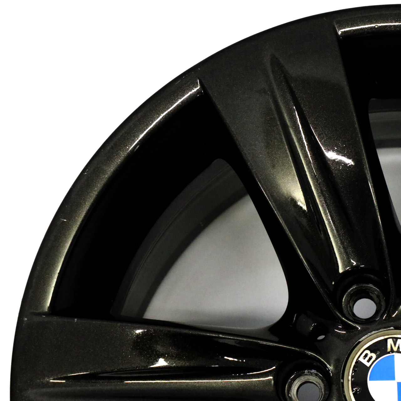 BMW E90 E91 E92 Black Rear Wheel Alloy Rim 18" Star Spoke 189 8,5J ET:37 6768859