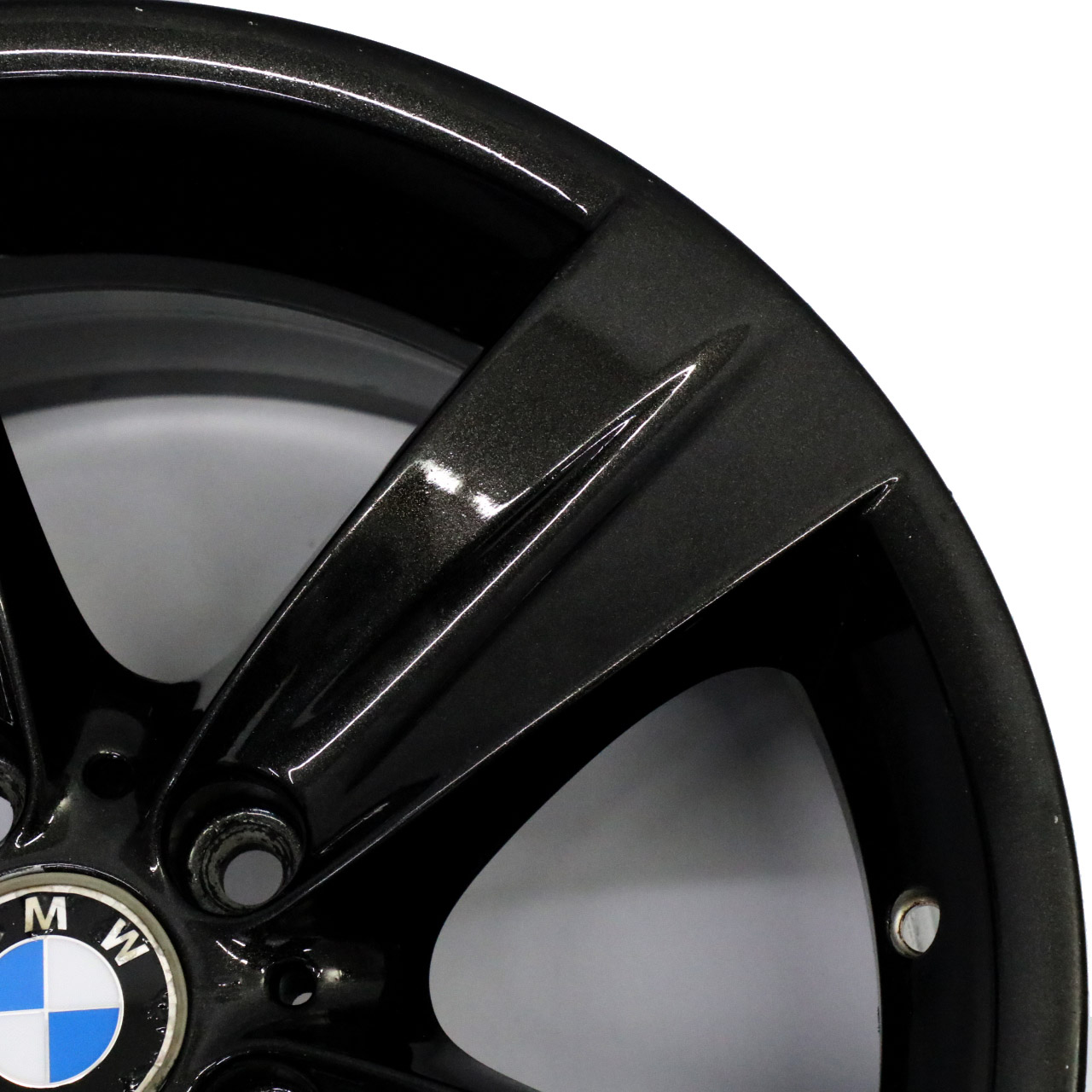 BMW E90 E91 E92 Black Rear Wheel Alloy Rim 18" Star Spoke 189 8,5J ET:37 6768859