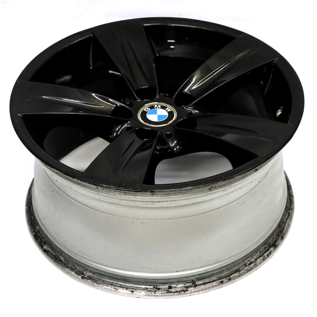 BMW E90 E91 E92 Black Rear Wheel Alloy Rim 18" Star Spoke 189 8,5J ET:37 6768859