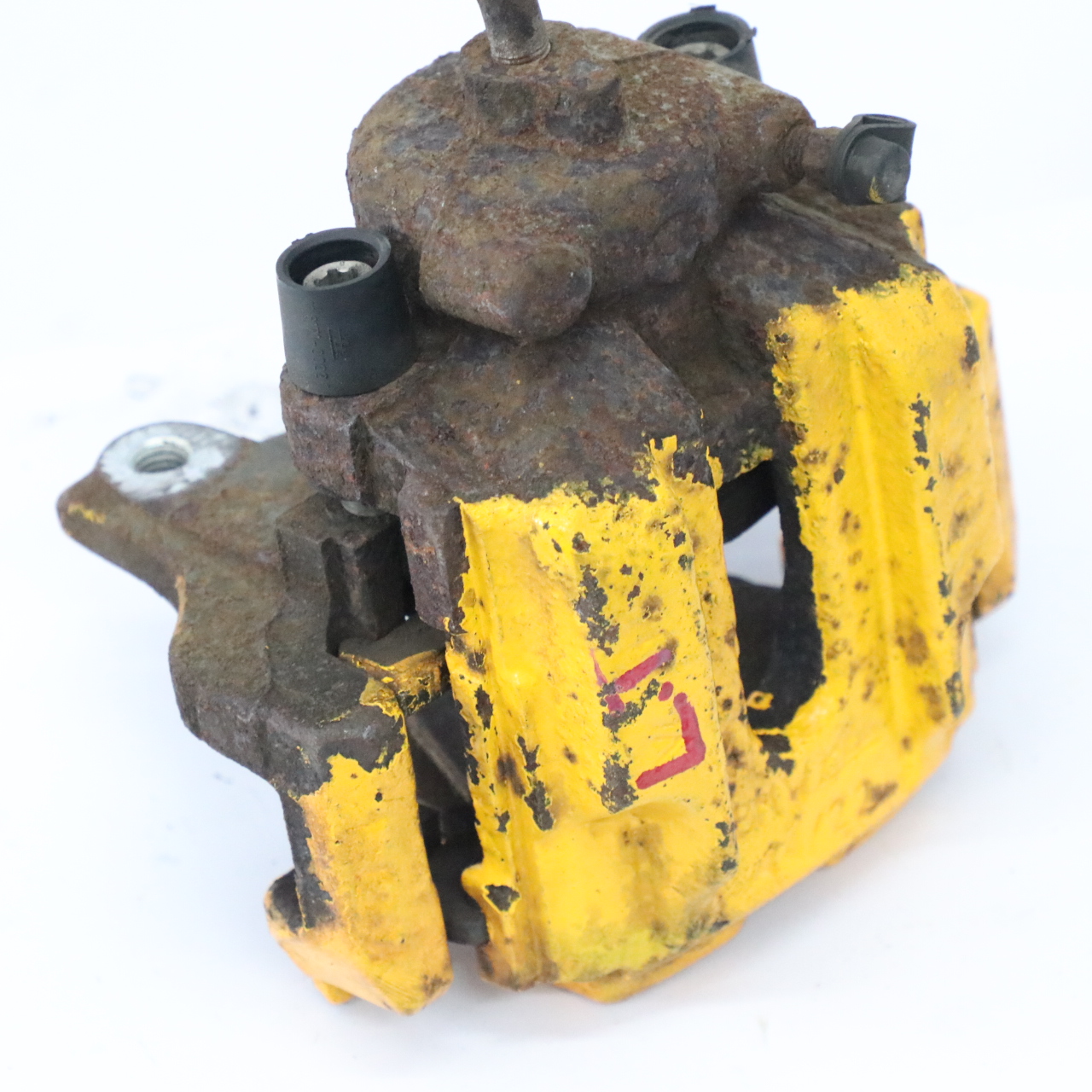 BMW E90 E91 E92 E93 Rear Left N/S Brake Caliper Housing Yellow 44/22