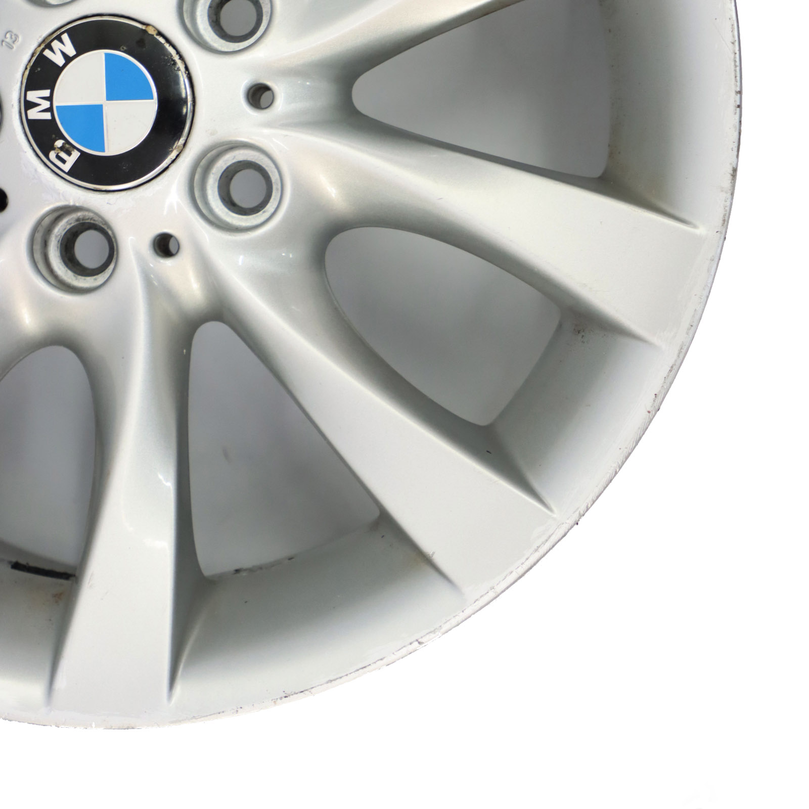 BMW E87 LCI Silver Light Alloy Wheel Rim 18" M V-spoke 217 8,5J ET:52 6779380