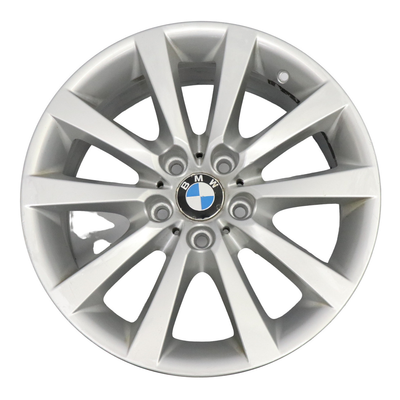 BMW F06 F10 F11 Silver Light Alloy Wheel Rim 18" V Spoke 328 8J ET:30 6790173