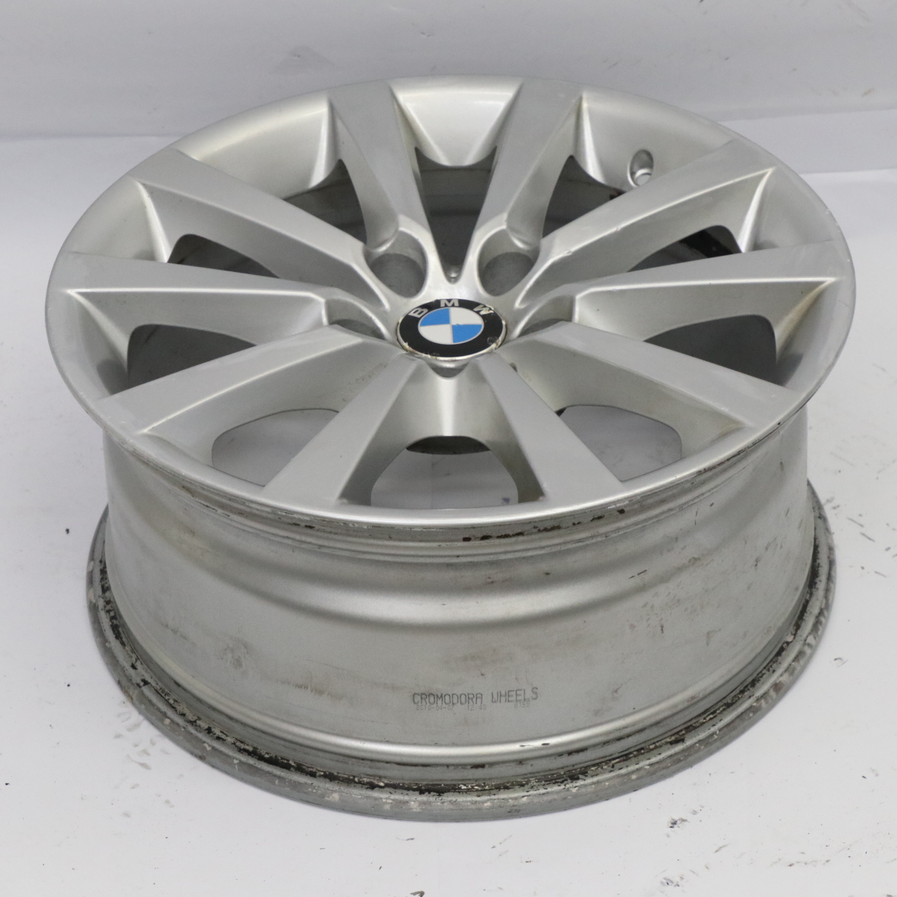 BMW F06 F10 F11 Silver Light Alloy Wheel Rim 18" V Spoke 328 8J ET:30 6790173