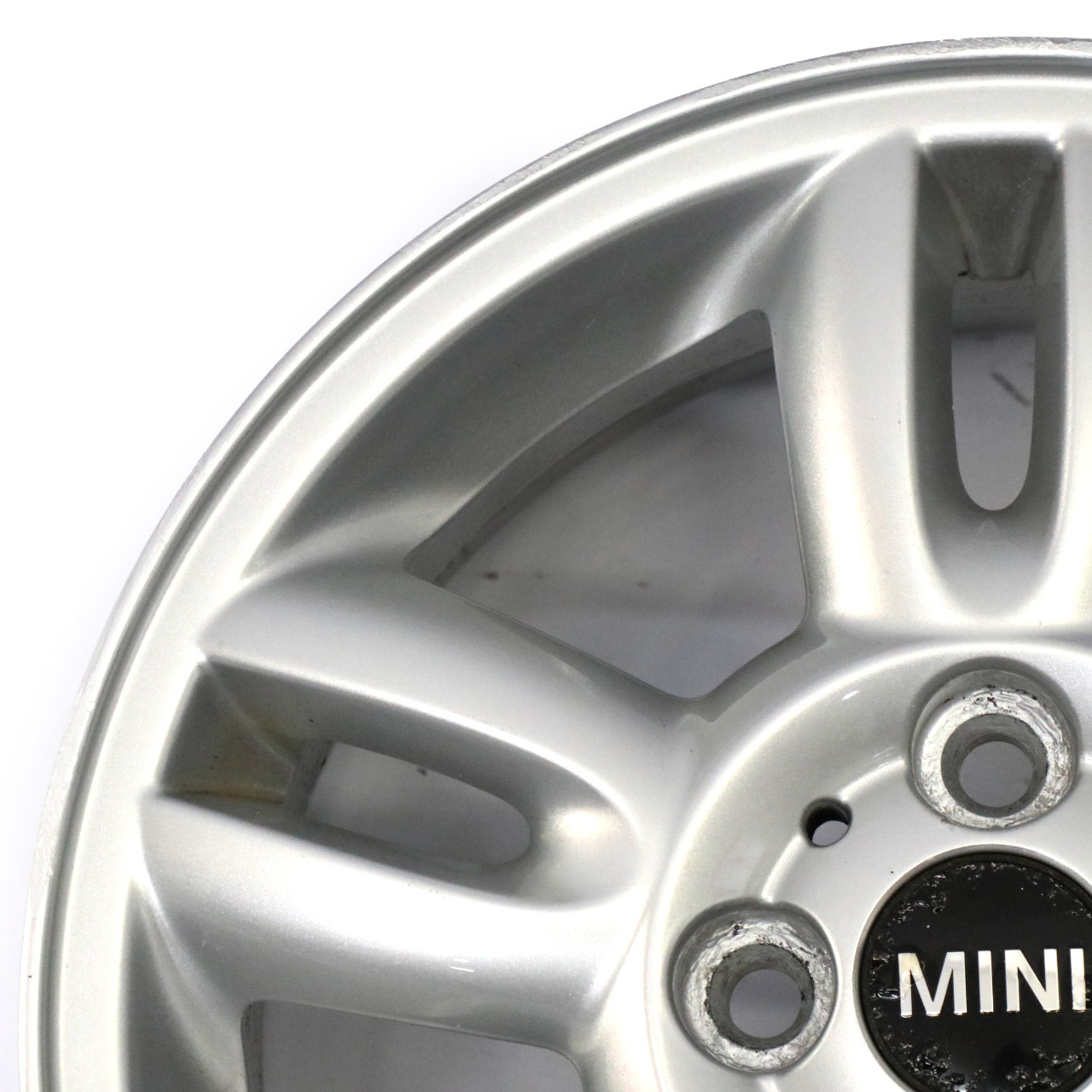 Mini Cooper R55 R56 Silver Wheel Alloy Rim 15" ET:45 5,5J 5-Star Twin Spoke 118