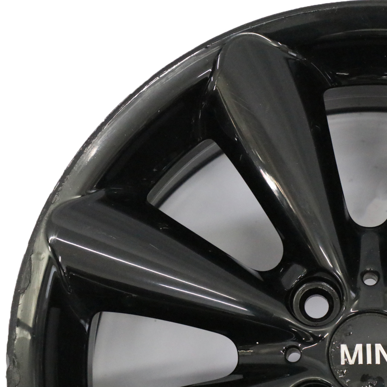 Mini Cooper R55 R56 R57 R58 Black Wheel Alloy Rim 17" 7J ET:48 Conical Spoke