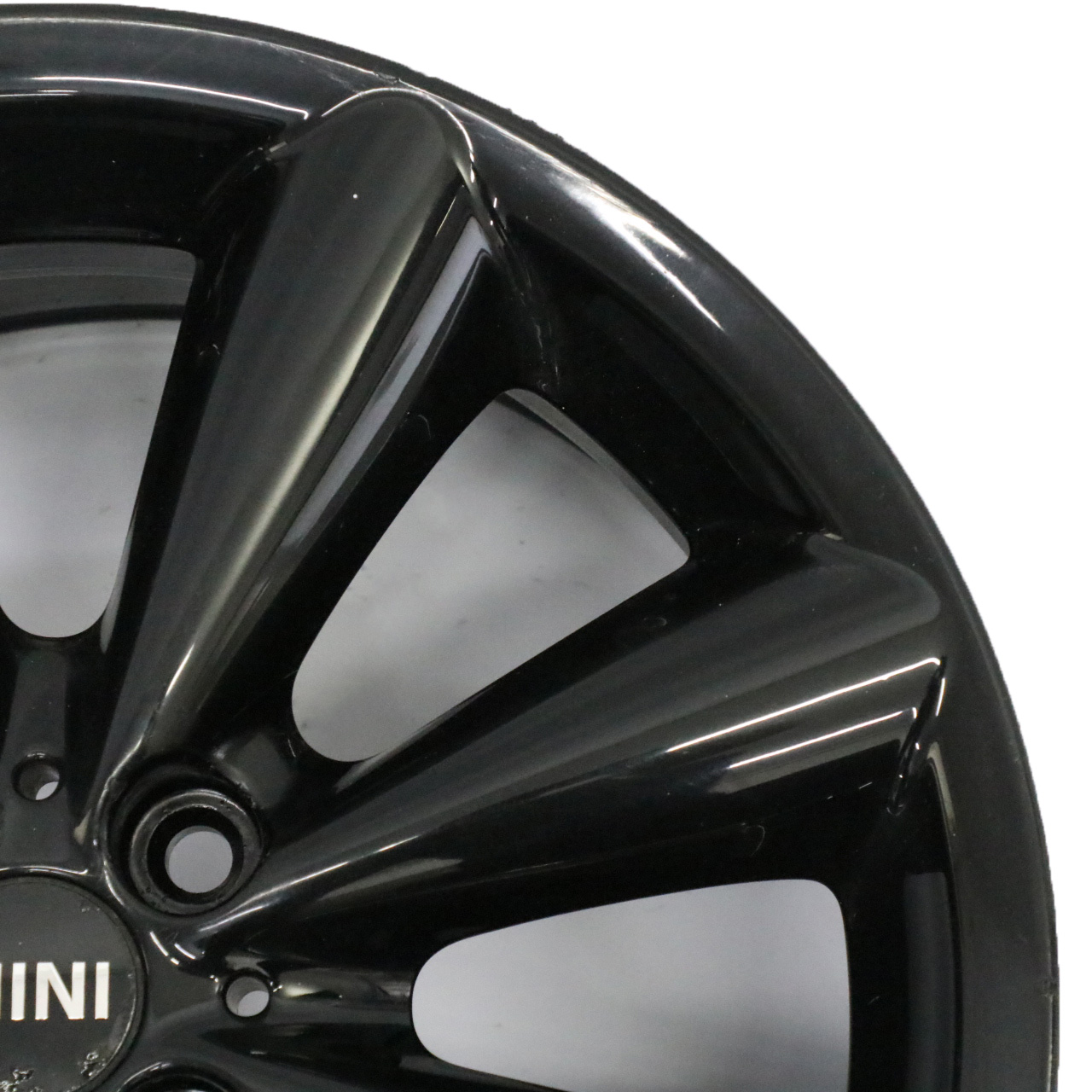 Mini Cooper R55 R56 R57 R58 Black Wheel Alloy Rim 17" 7J ET:48 Conical Spoke