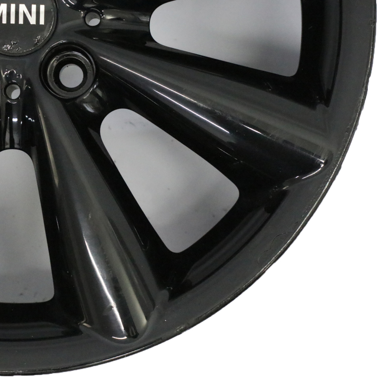 Mini Cooper R55 R56 R57 R58 Black Wheel Alloy Rim 17" 7J ET:48 Conical Spoke