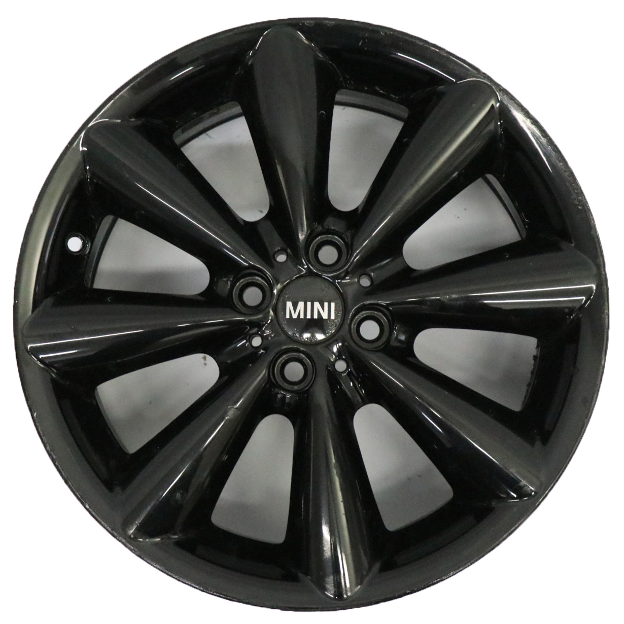 Mini Cooper R55 R56 R57 R58 Black Wheel Alloy Rim 17" ET:48 7J Conical Spoke