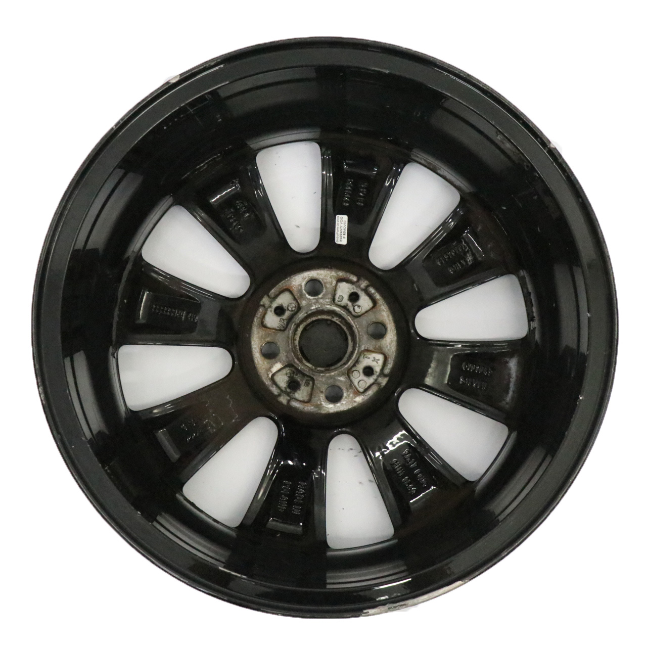 Mini Cooper R55 R56 R57 R58 Black Wheel Alloy Rim 17" ET:48 7J Conical Spoke