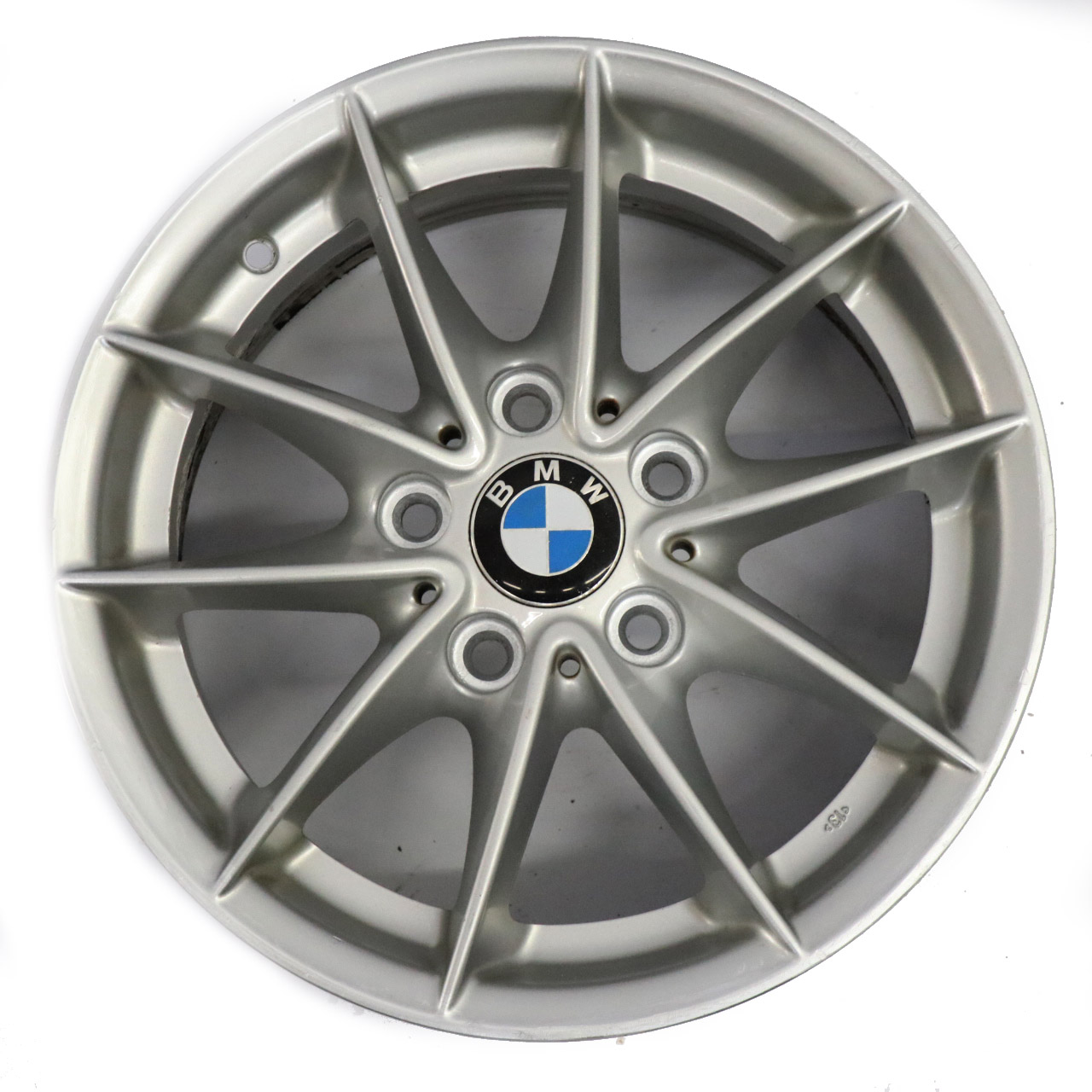 BMW E81 E87 E88 Silver Alloy Wheel Rim 16" 7J ET:44 V-Spoke 360 6795207