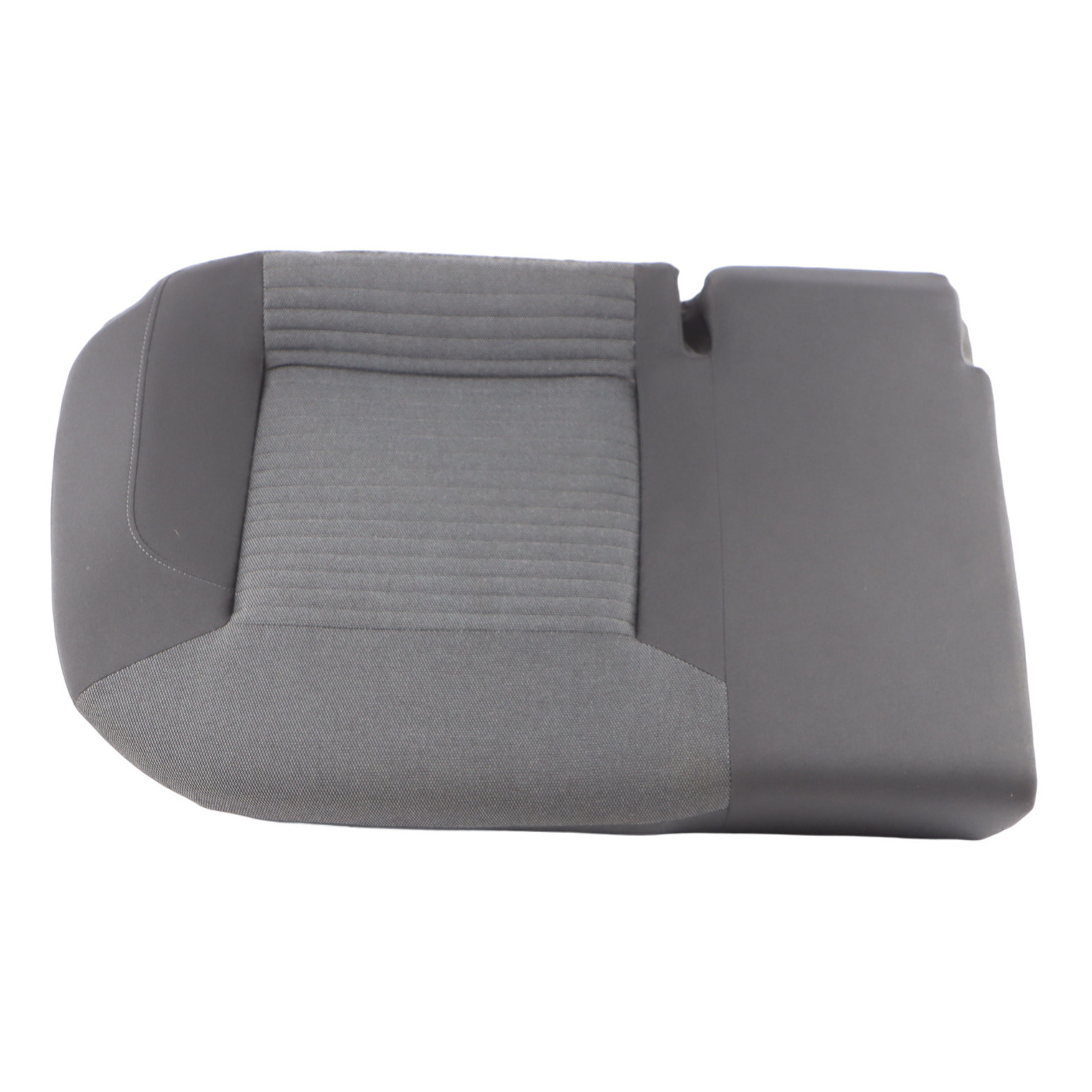 Volkswagen Polo Mk5 6R Seat Cover Rear Right O/S Bench Couch Fabric Titan Black