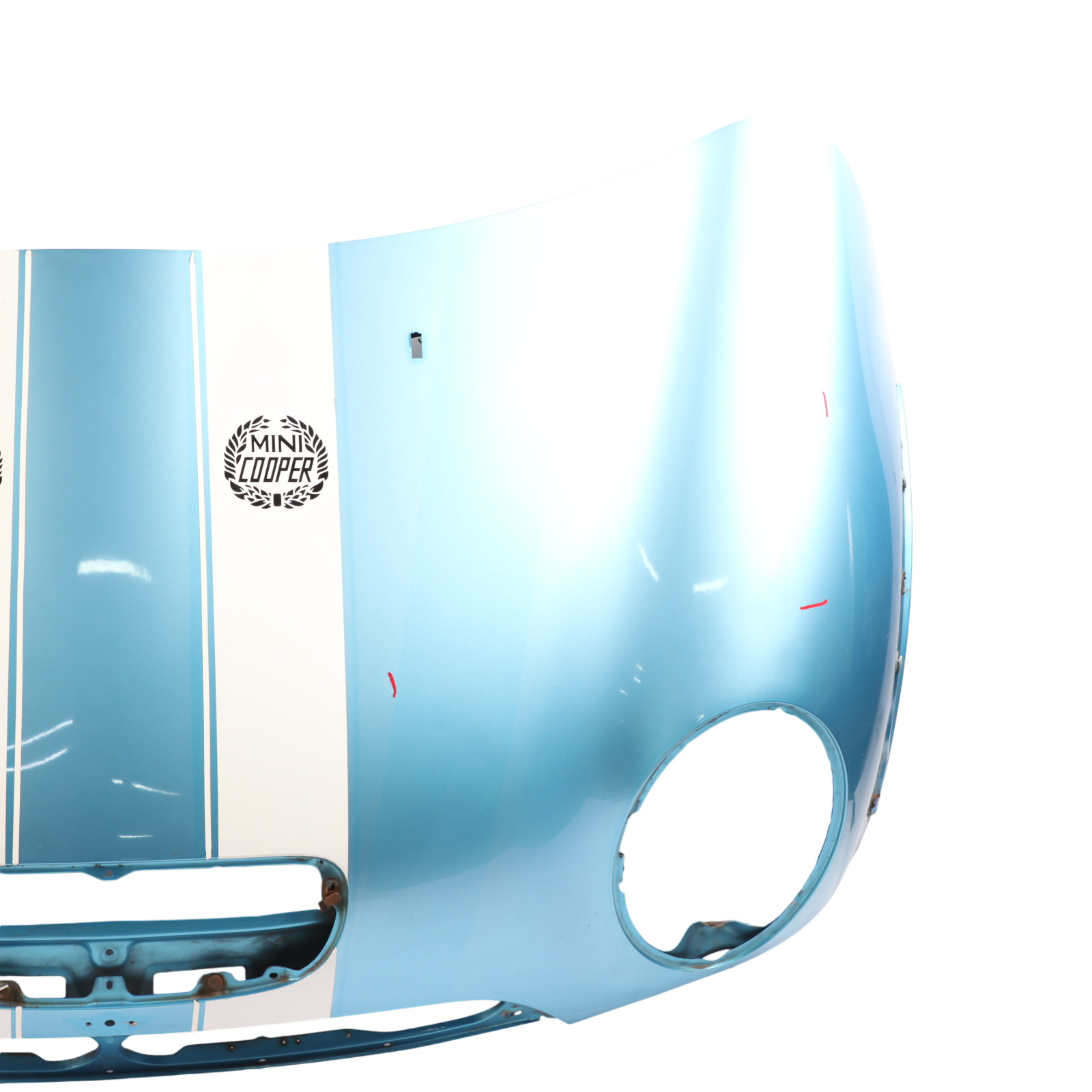 Mini Cooper S R52 R53 Complete Bonnet Front Hood Panel Electric Blue - 870