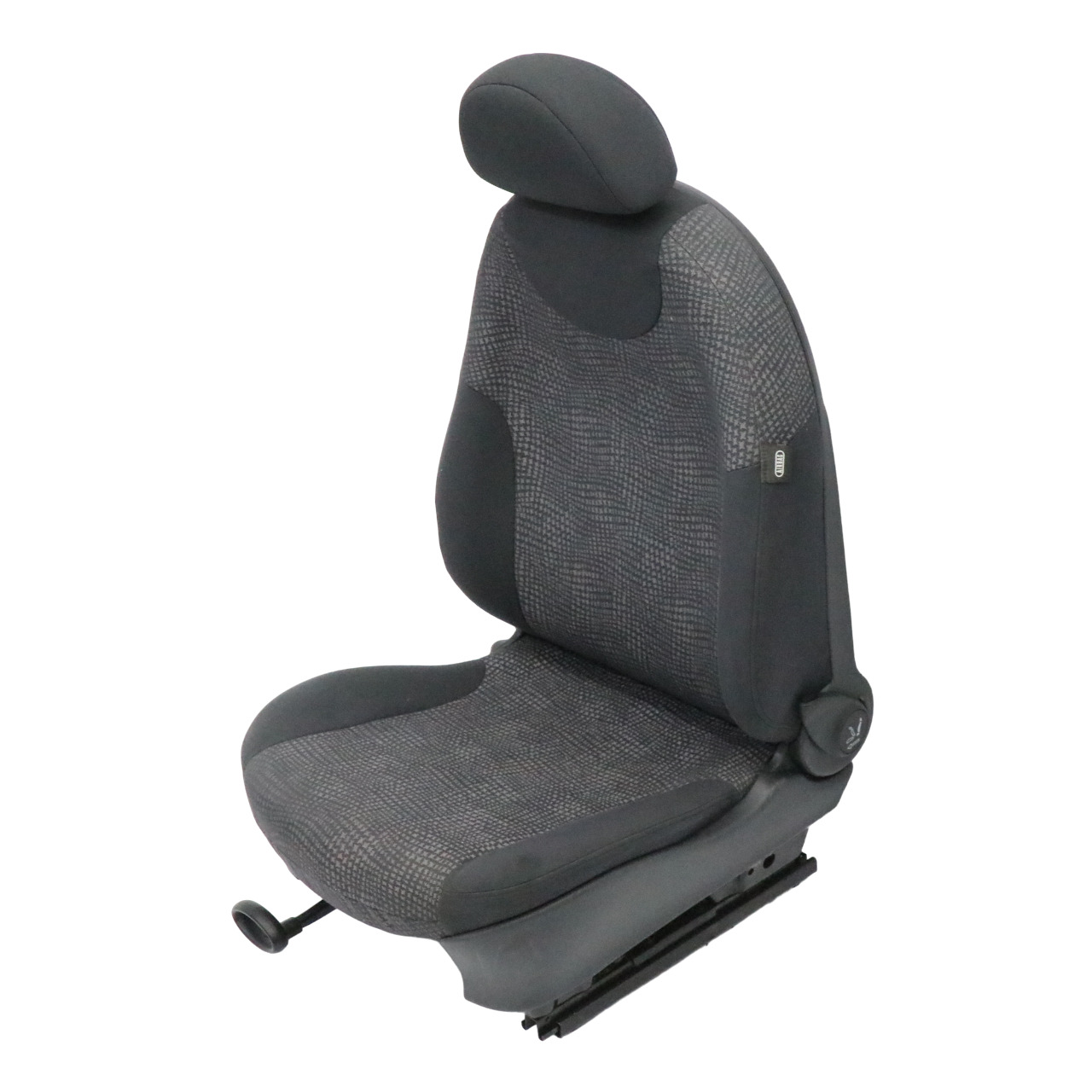 Mini Cooper One R50 Fabric Front Left N/S Cloth Seat Kaleido Black