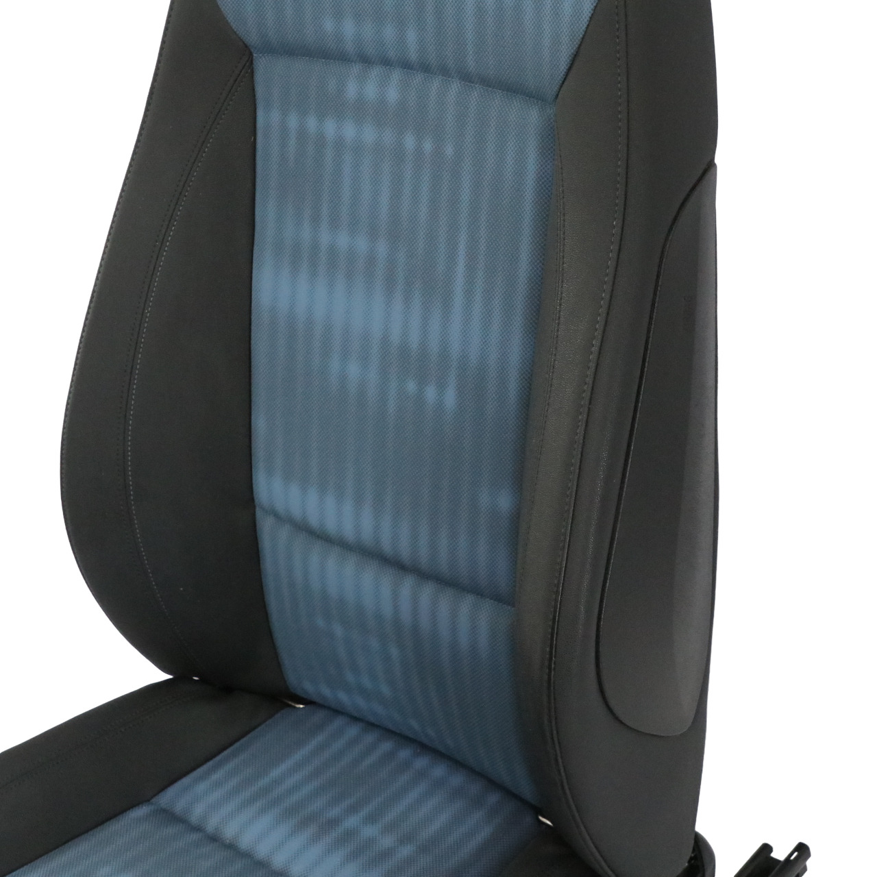 BMW E87 Cloth / Imitation Leather Interior Front Left N/S Seat Sydney Blue Blau