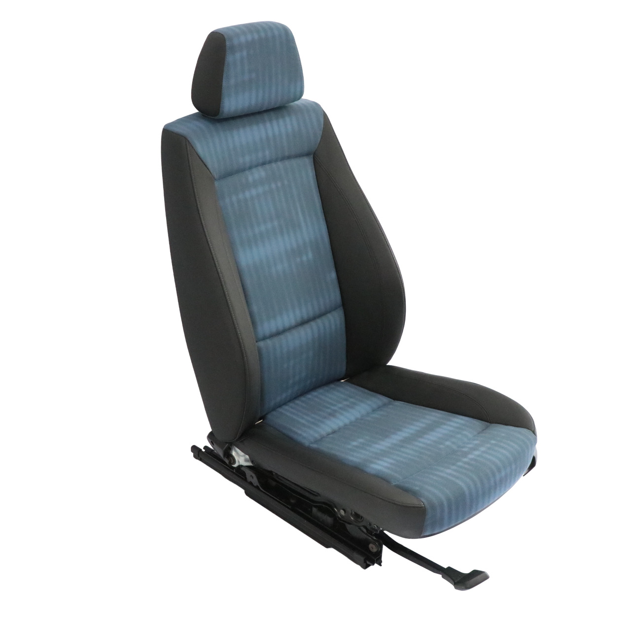 BMW E87 Cloth / Imitation Leather Interior Front Left N/S Seat Sydney Blue Blau