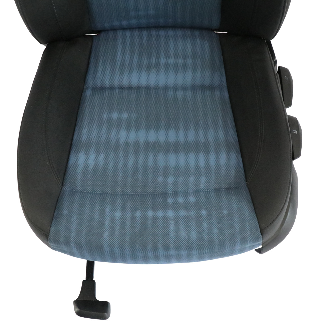 BMW E87 Cloth / Imitation Leather Interior Front Left N/S Seat Sydney Blue Blau