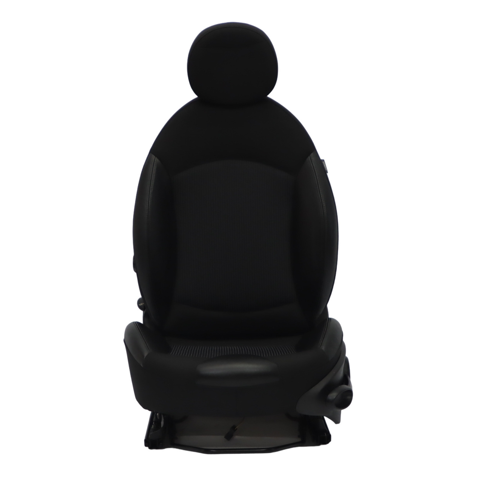 Mini R55 R56 LCI Front Left N/S Seat Sport Black Cloth Leather 