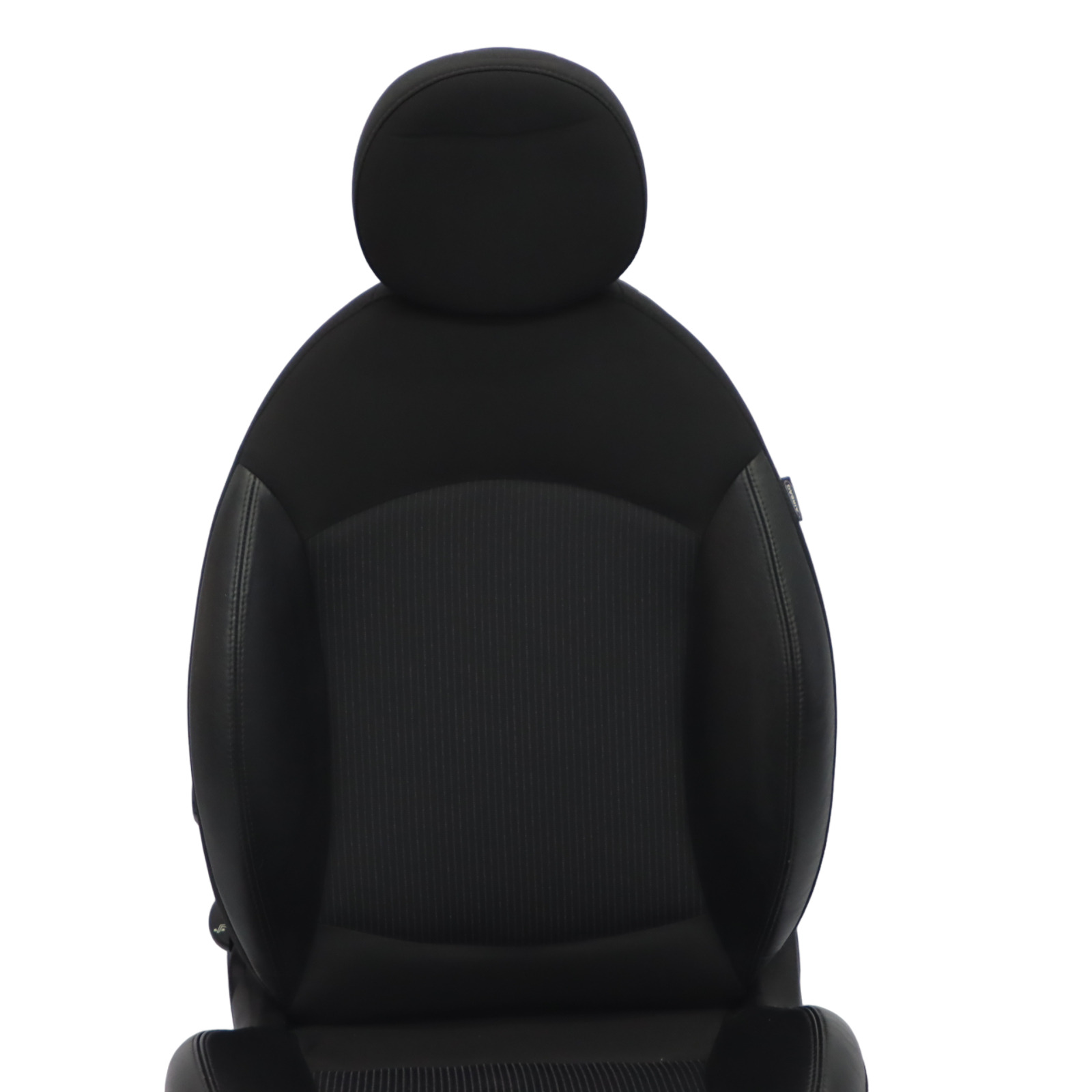 Mini R55 R56 LCI Front Left N/S Seat Sport Black Cloth Leather 