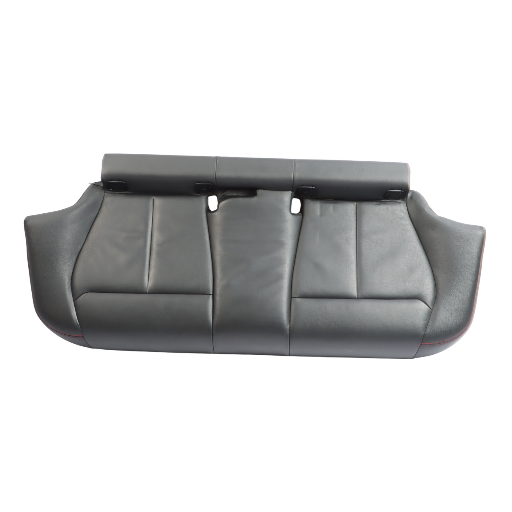 BMW F30 F31 Rear Seat Bench Couch Sofa Cover Leather Dakota Black Red Accent