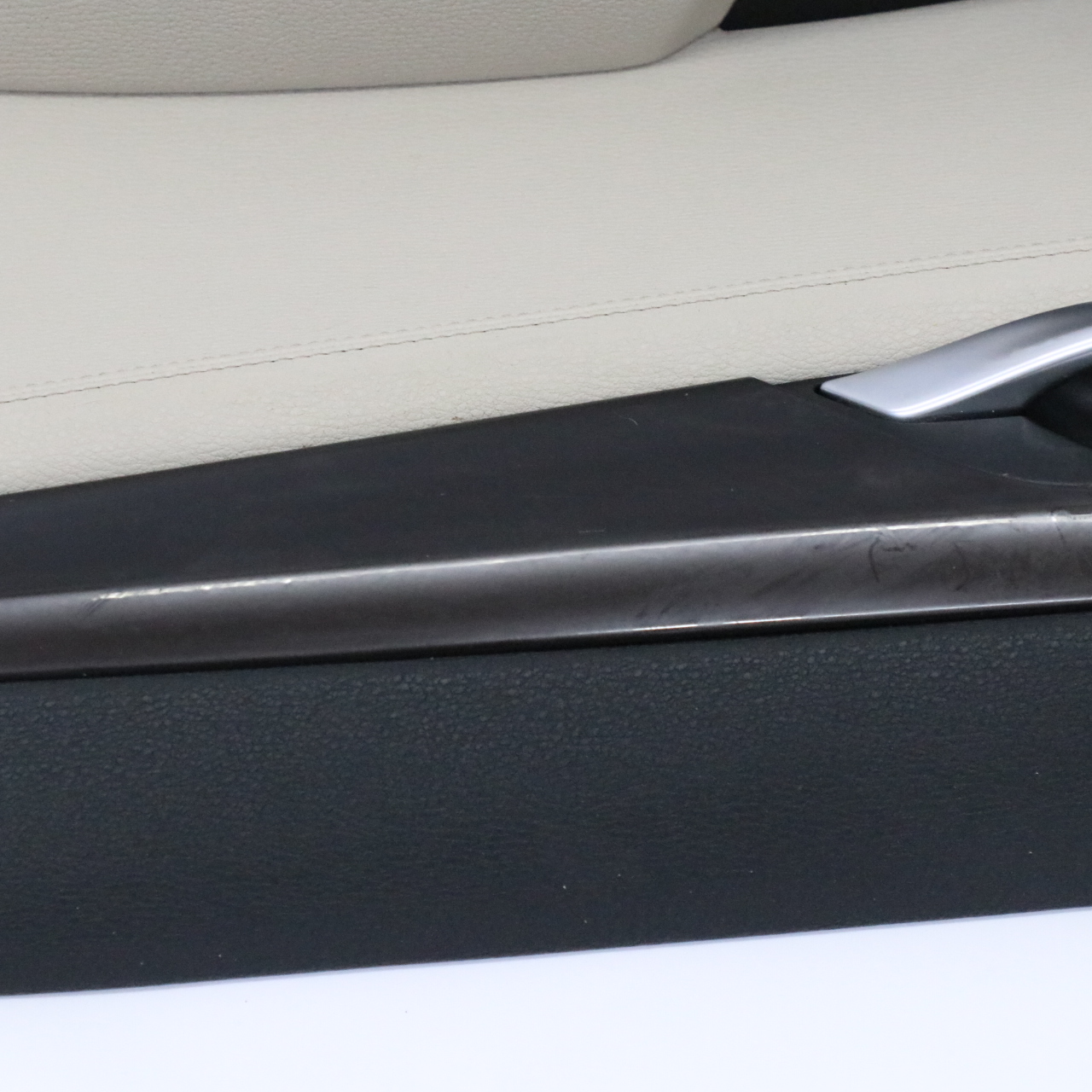 BMW X1 E84 Door Card Rear Right O/S Lining Trim Panel Leather Nevada Oyster