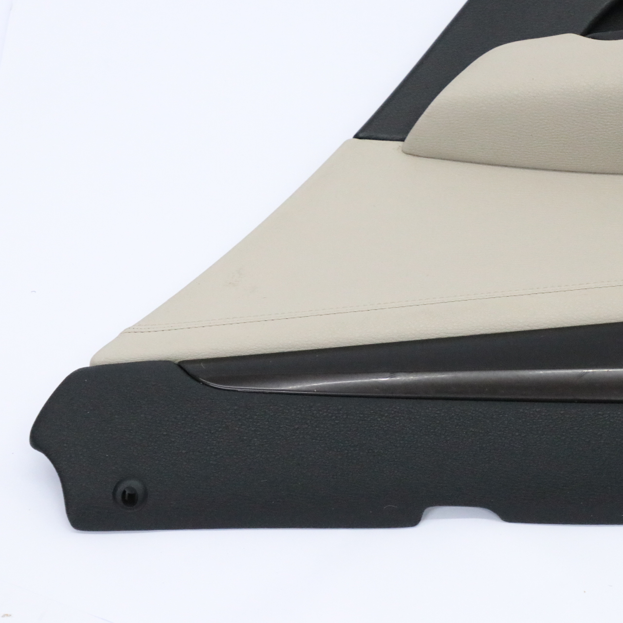 BMW X1 E84 Door Card Rear Right O/S Lining Trim Panel Leather Nevada Oyster