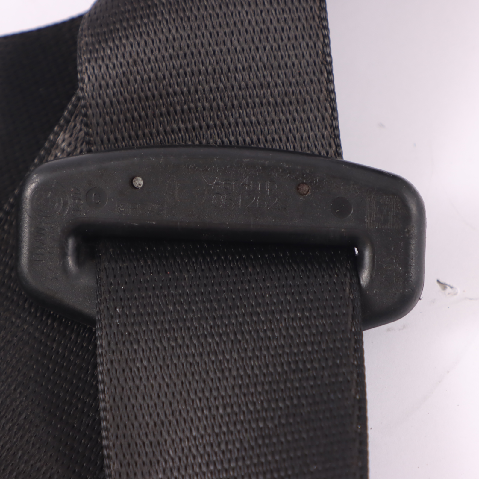 BMW F33 F83 M4 Front Right O/S Seat Upper Belt Seatbelt Black 7338972