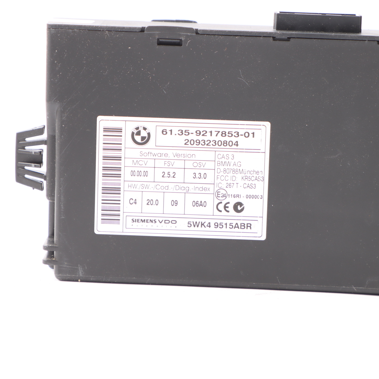 BMW E81 E87 LCI 116i 1.6 Petrol N43 ECU Kit DME 7579142 CAS3 + Key Automatic