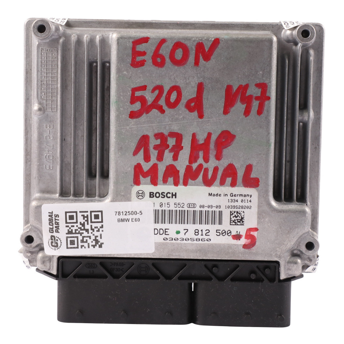 BMW E60 E61 LCI 520d N47 Diesel Engine Control Unit ECU DDE 7812500 Manual