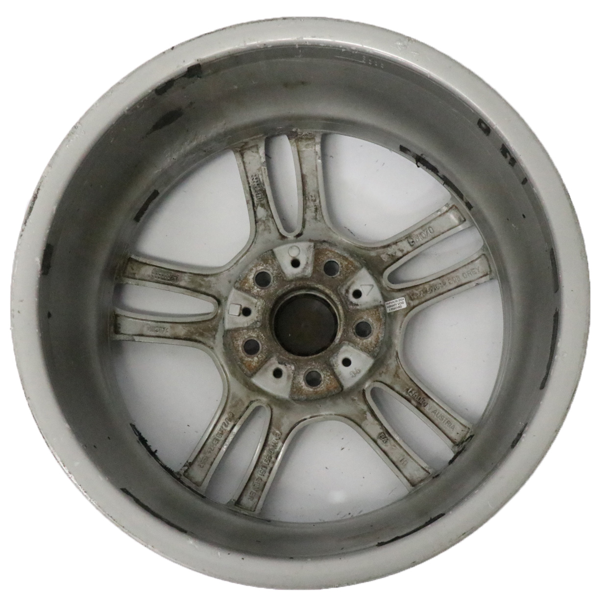 BMW E81 E87 Grey Rear Alloy Wheel Rim 18" 8,5J ET:52 M Double Spoke 261 7842608