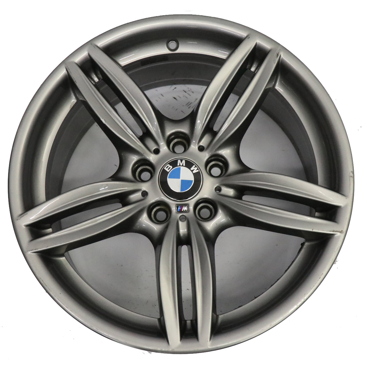 BMW F10 F12 Grey Rear Wheel Alloy Rim M Double Spoke 351 9J 19" ET:44 7842653