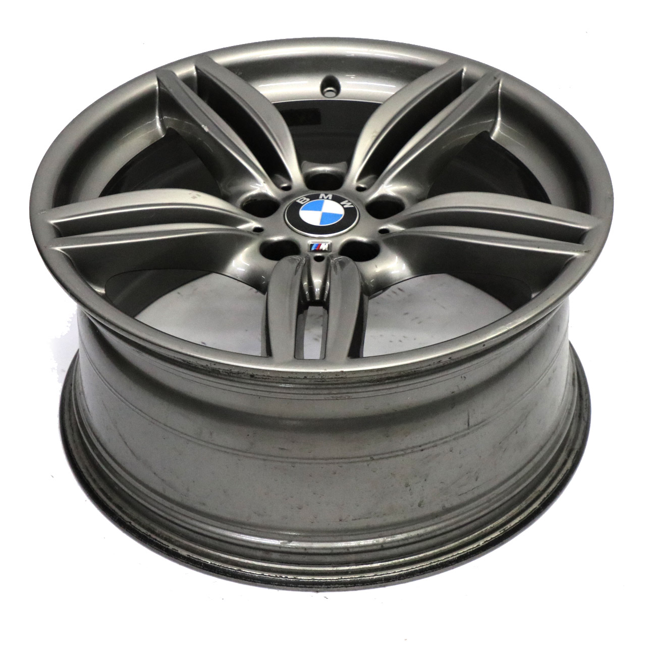 BMW F10 F12 Grey Rear Wheel Alloy Rim M Double Spoke 351 9J 19" ET:44 7842653