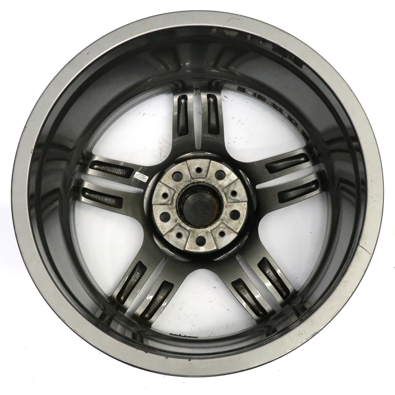 BMW F10 F12 Grey Rear Wheel Alloy Rim M Double Spoke 351 9J 19" ET:44 7842653