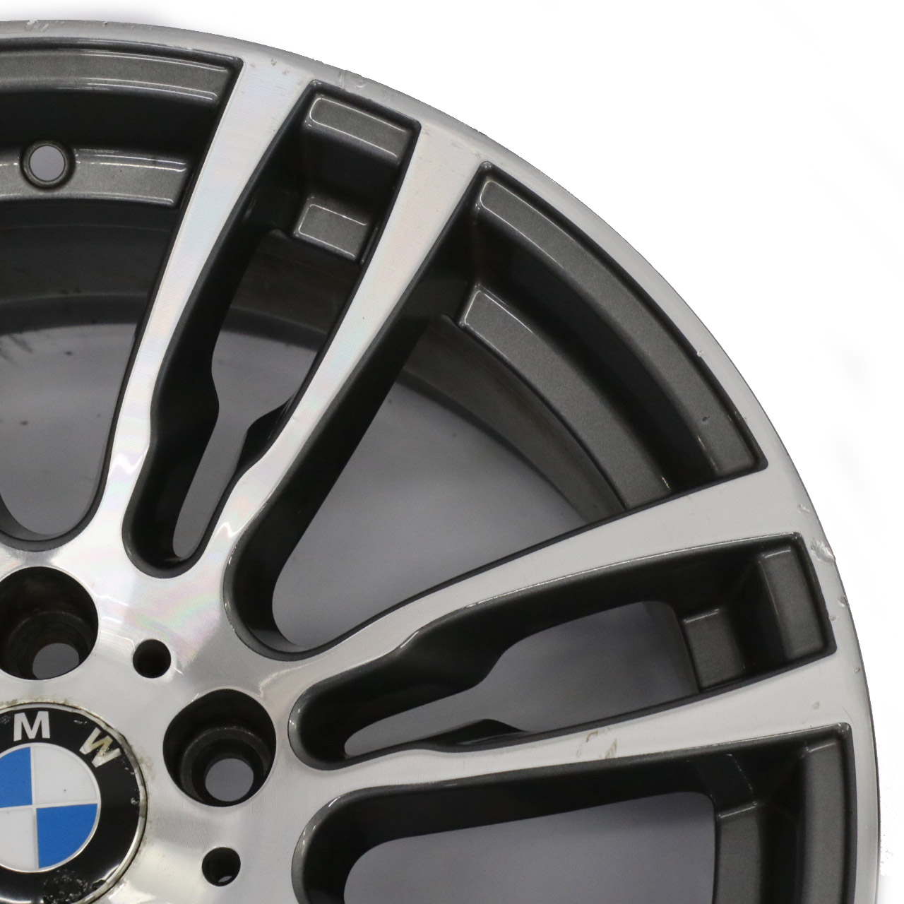 BMW F30 F31 F32 Ferricgrey Alloy Wheel Rim 19" 8J ET:36 M Star Spoke 403 7845882