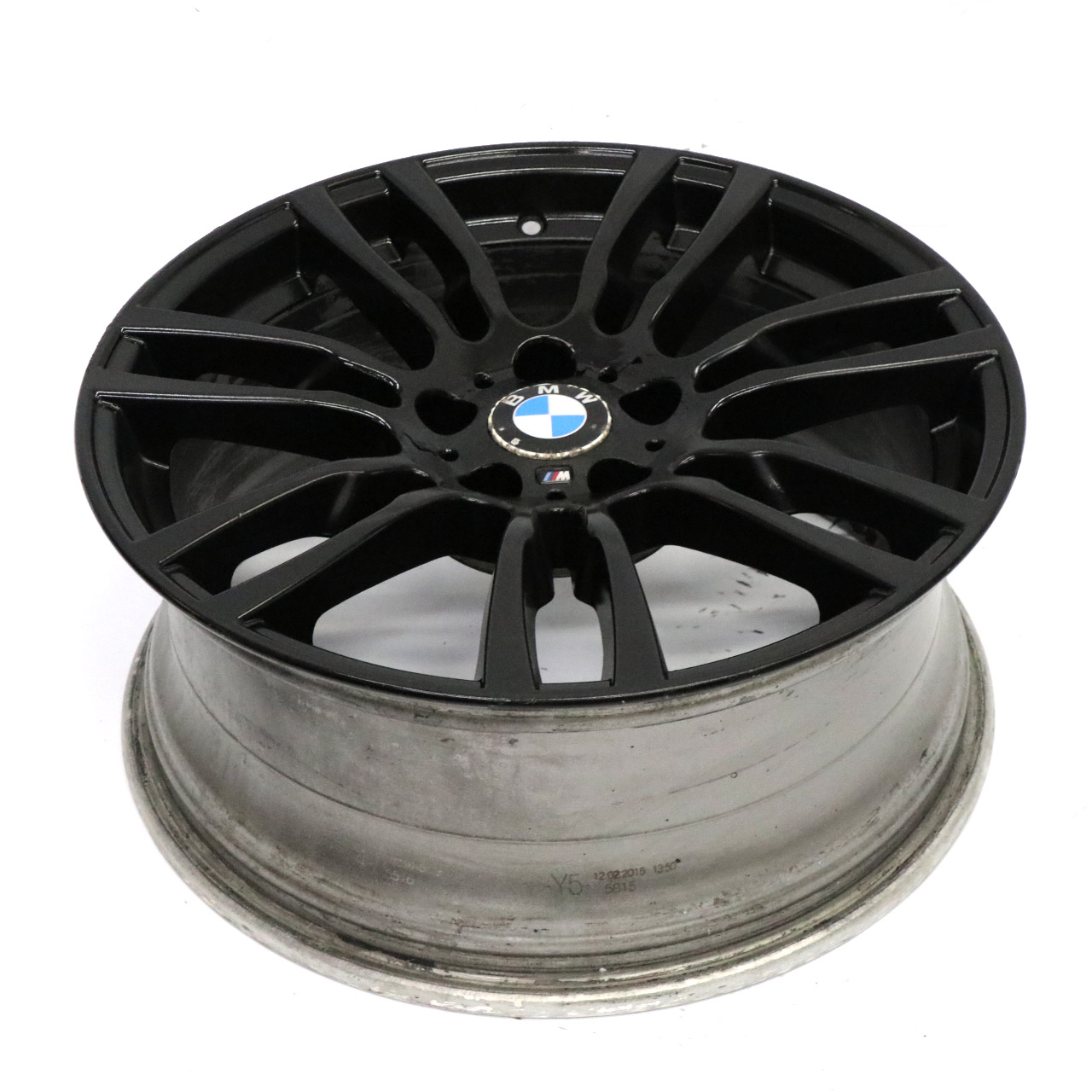 BMW F30 F31 F32 Black Alloy Wheel Rim 19" 8J ET:36 M Star Spoke 403 7845882