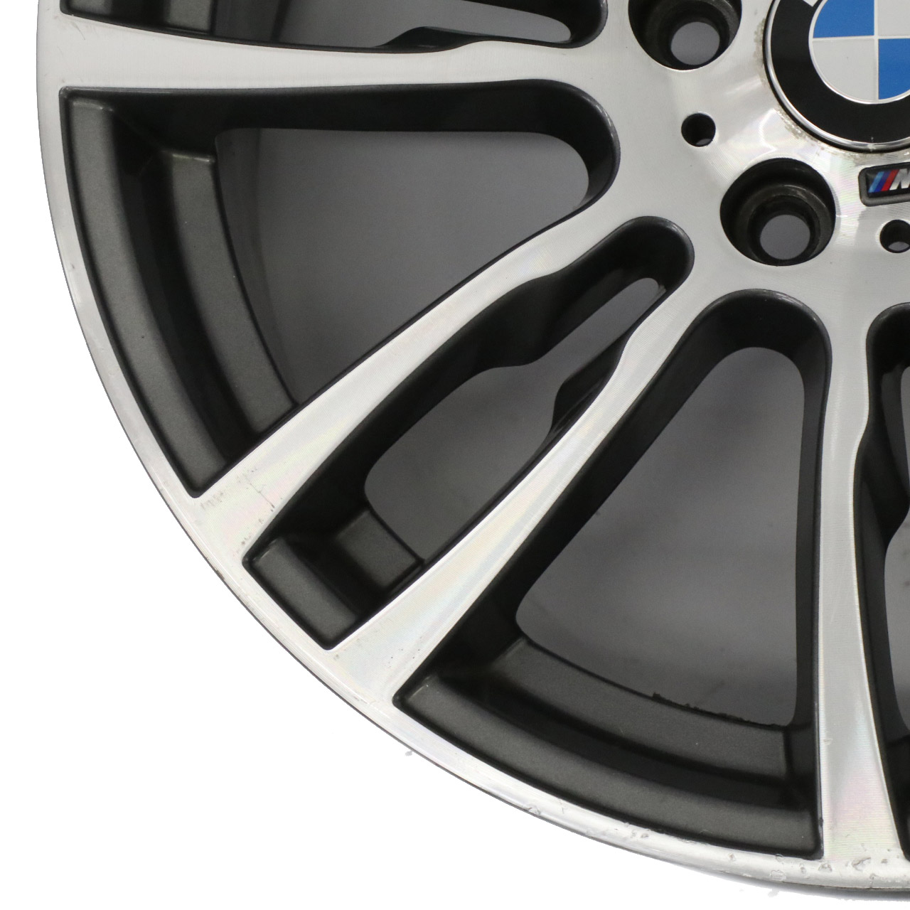 BMW F30 F31 Rear Silver Alloy Wheel Rim 19" ET:47 8,5J M Star Spoke 403 7845883