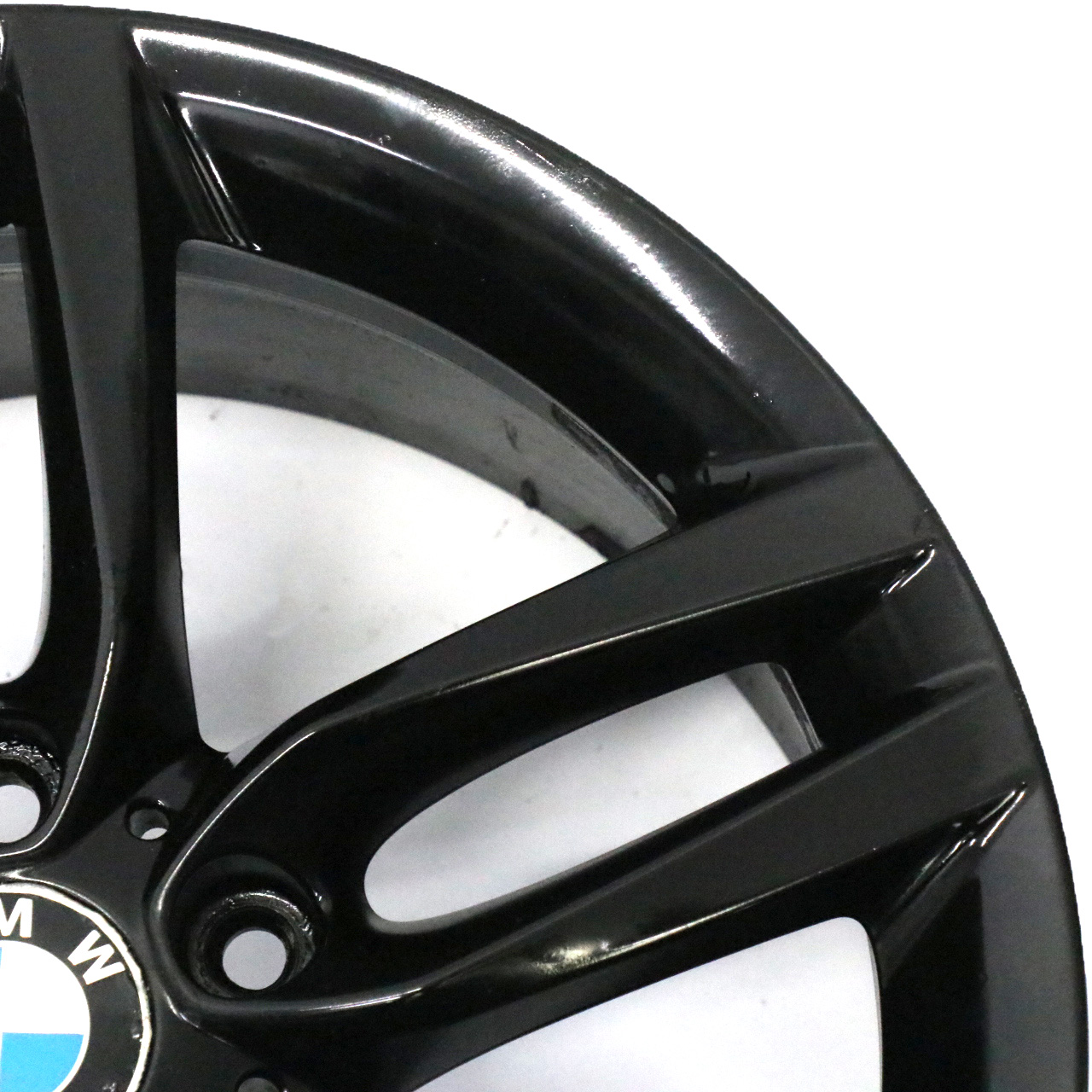 BMW F20 F21 Rear Black Alloy Wheel Rim 18" ET:52 8J M Double Spoke 461 7846785