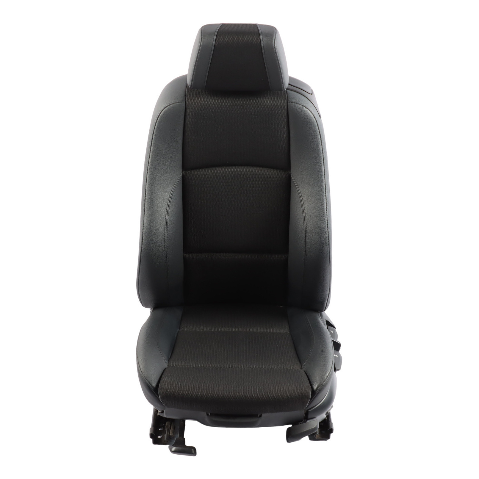 Front Seat BMW E81 E82 M Sport Left N/S Side Black Cloth / Imitation Leather