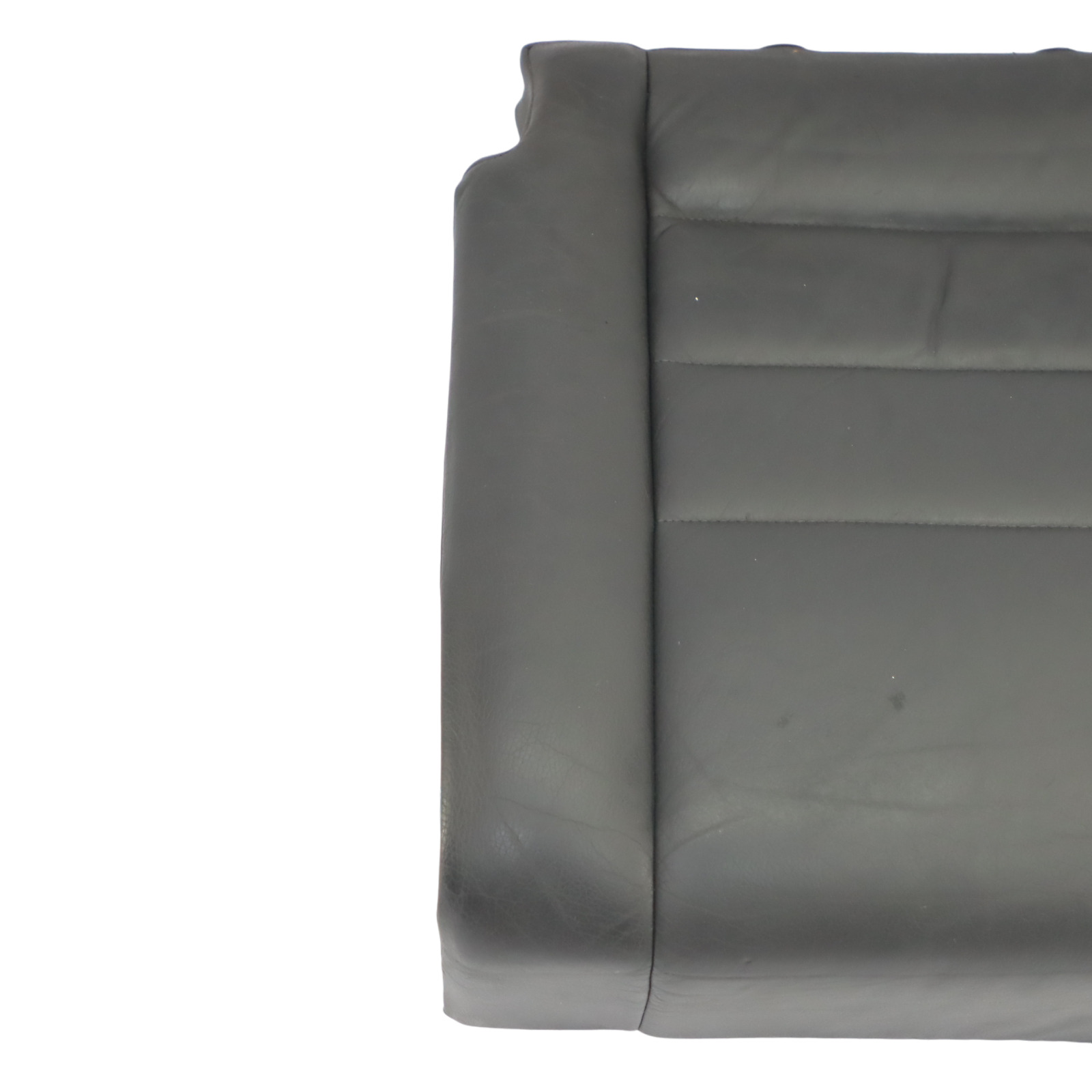 Rear Seat Cover Volkswagen VW Touareg Left N/S Seat Covering Black Leather