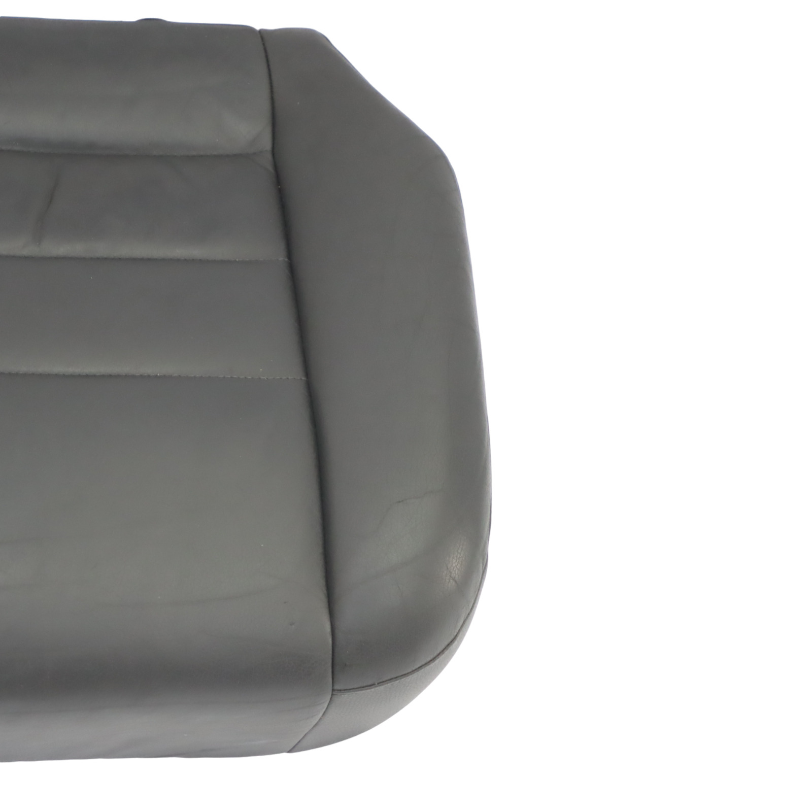 Rear Seat Cover Volkswagen VW Touareg Left N/S Seat Covering Black Leather